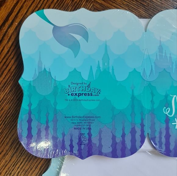 4 Packs of 🧜‍♀️ Mermaid Birthday Invitations BRAND NEW - Picture 3 of 4